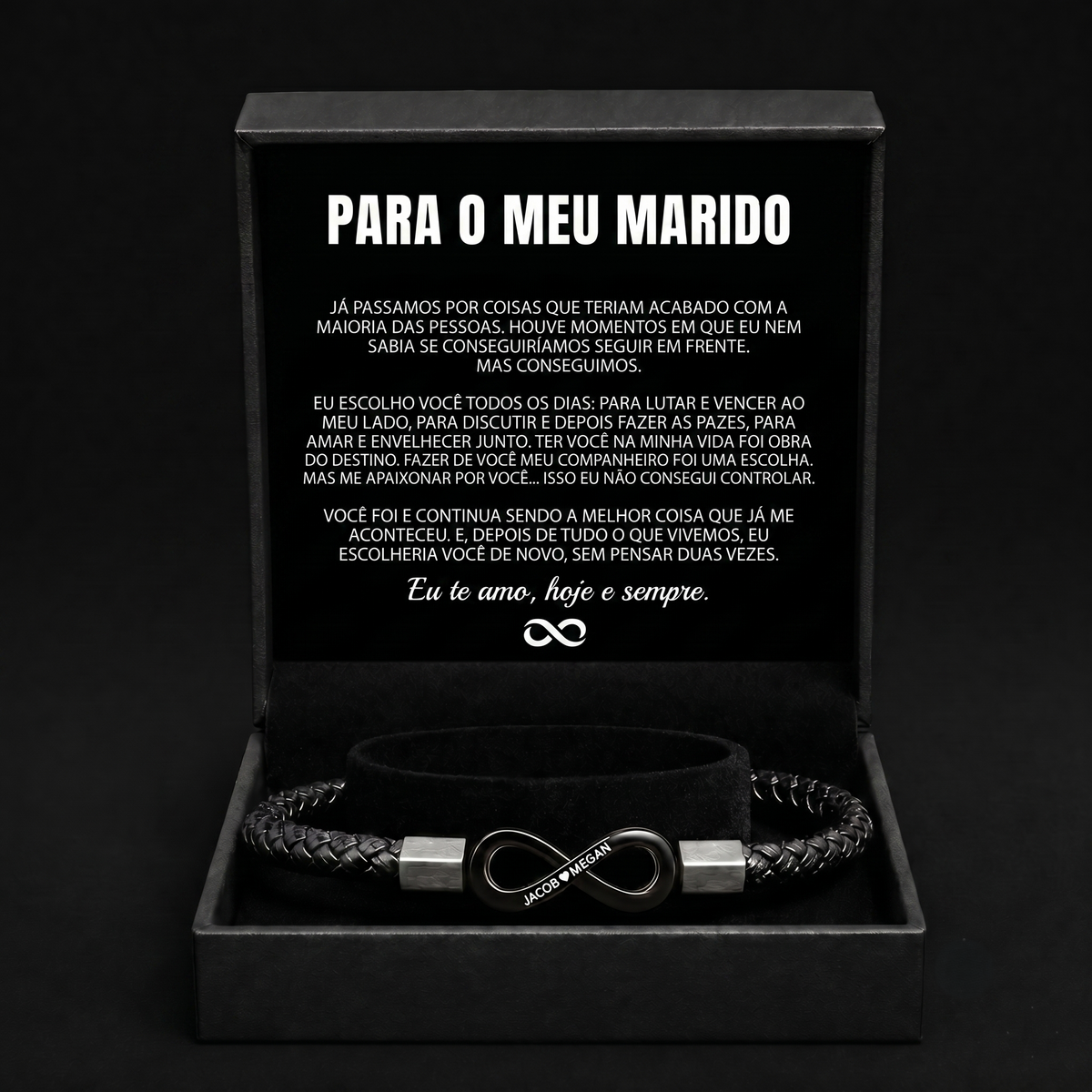 Pulseira Personalizada "Para o Meu Marido"